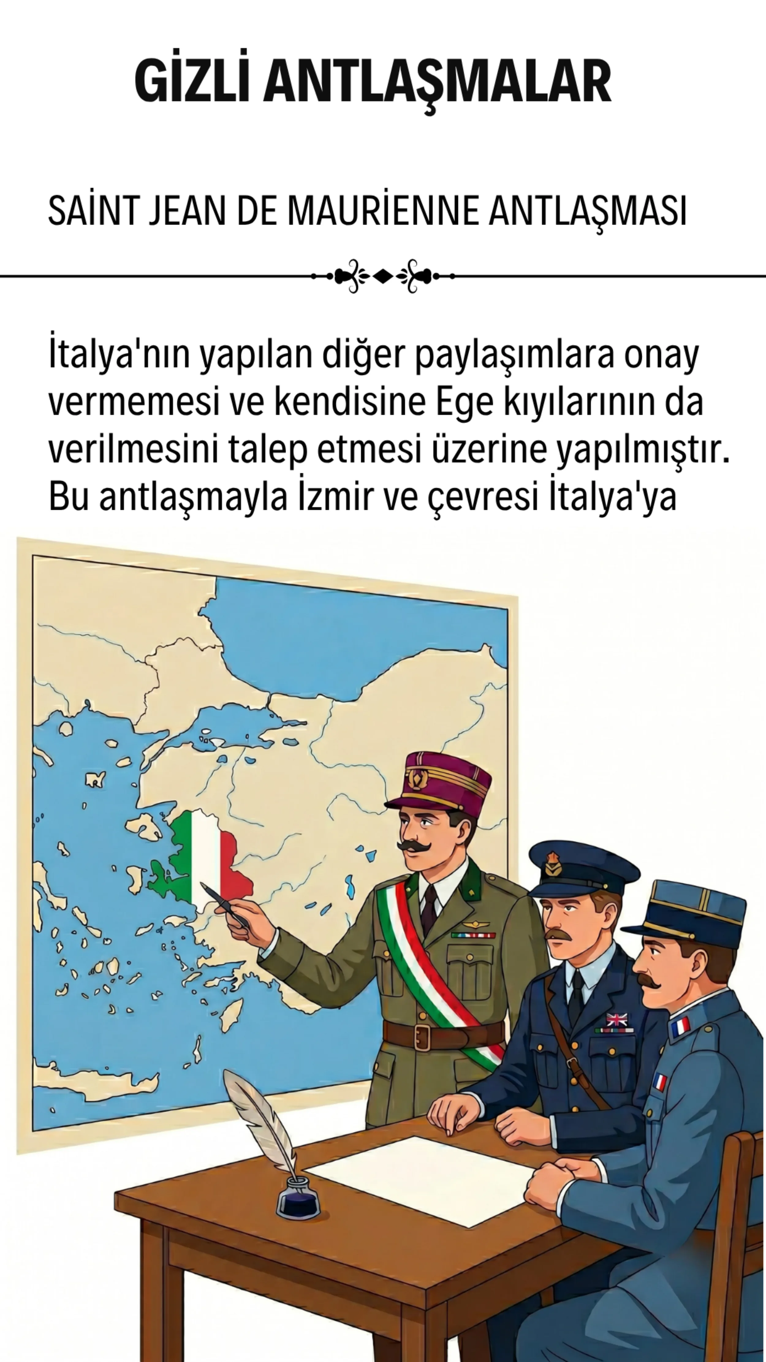 Gizli Antlaşmalar - Saint Jean de Maurienne Antlaşması