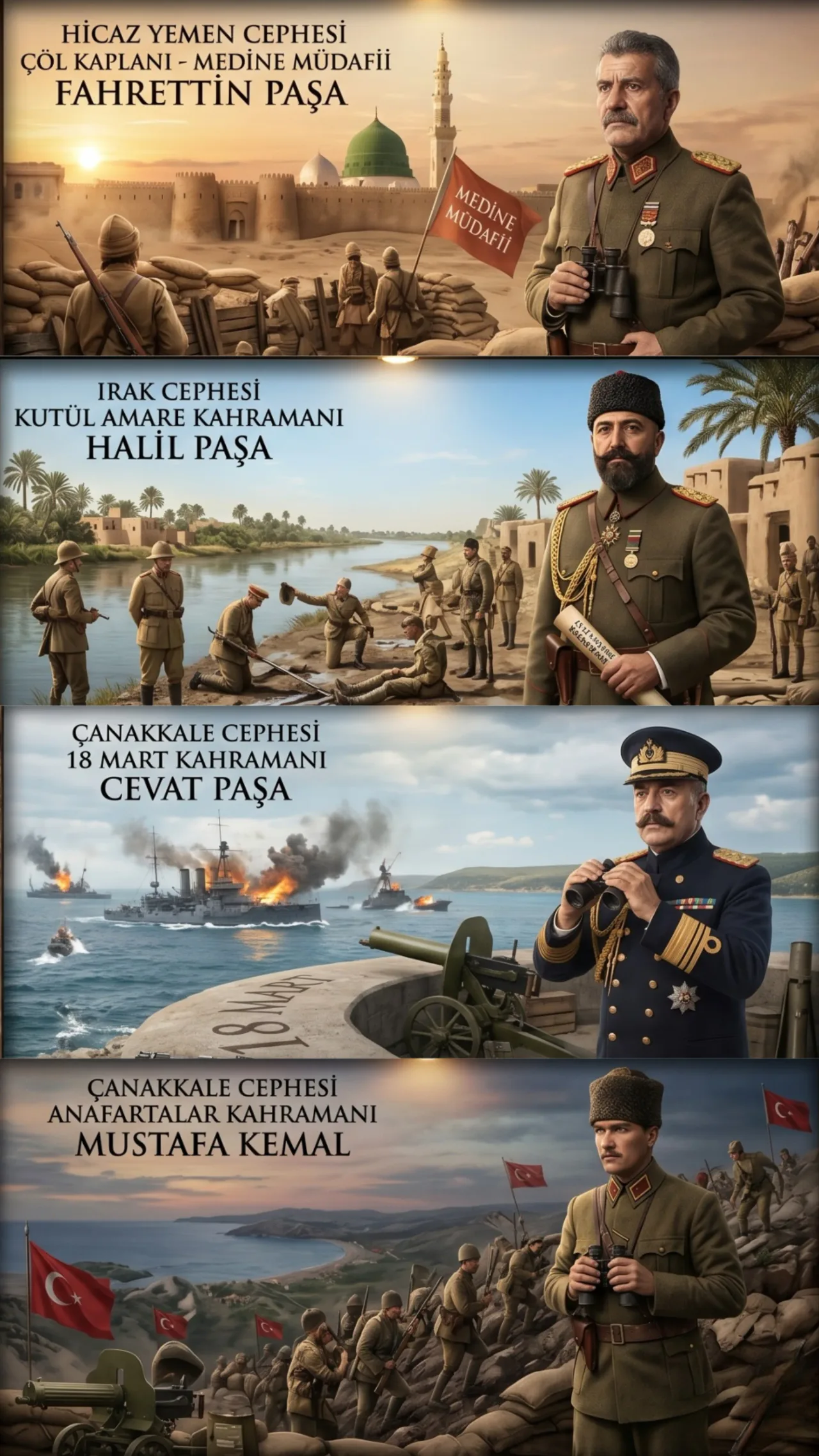I. Dünya Savaşı Cephe Kahramanları