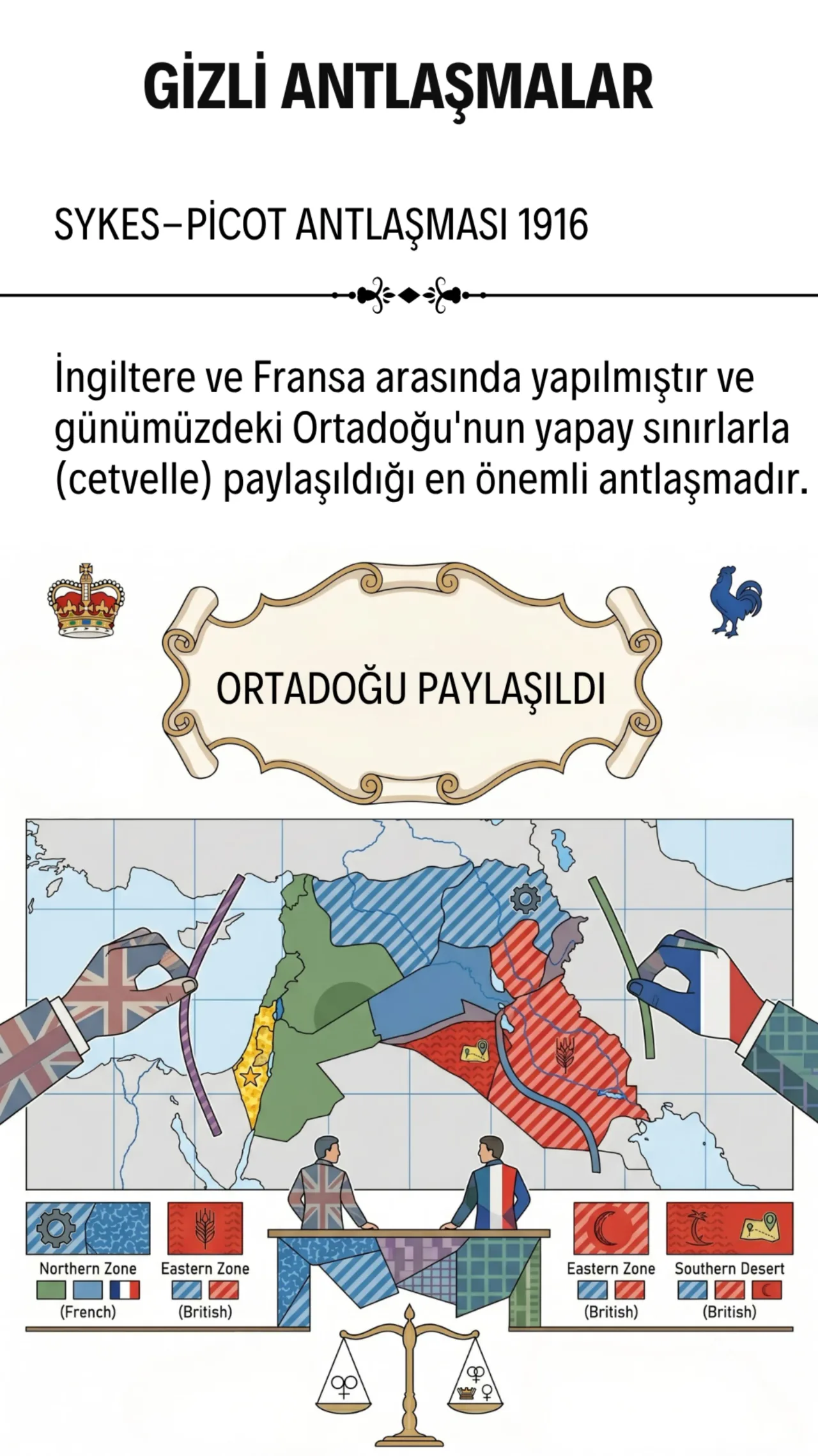Gizli Antlaşmalar - Sykes-Picot Antlaşması