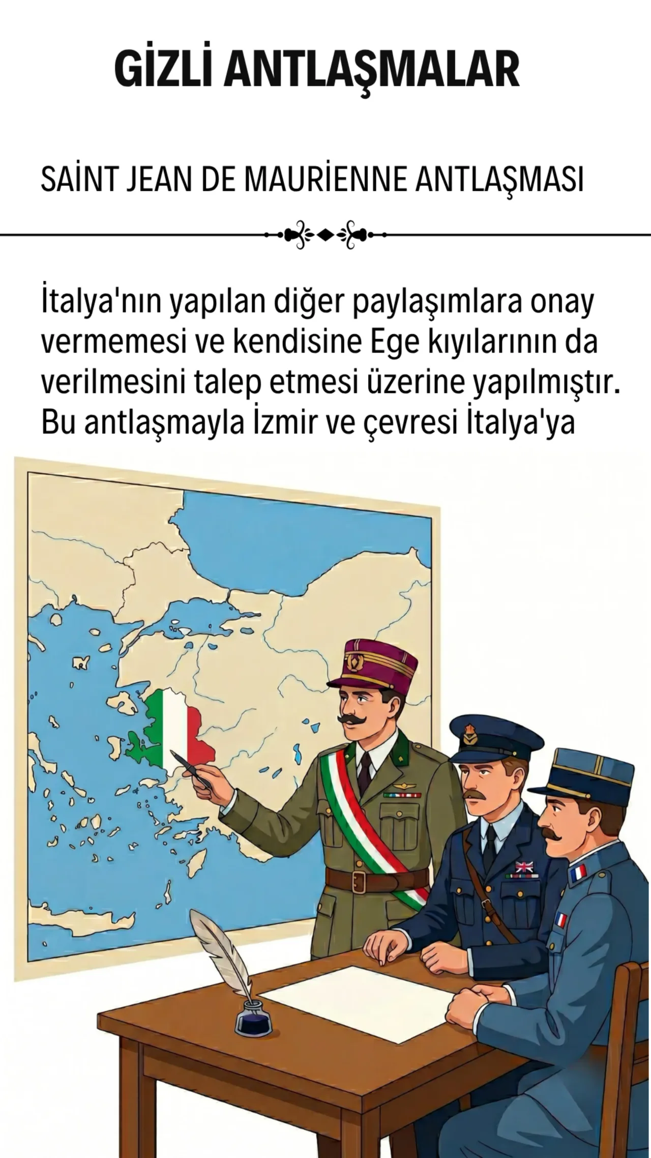 Gizli Antlaşmalar - Saint Jean de Maurienne Antlaşması